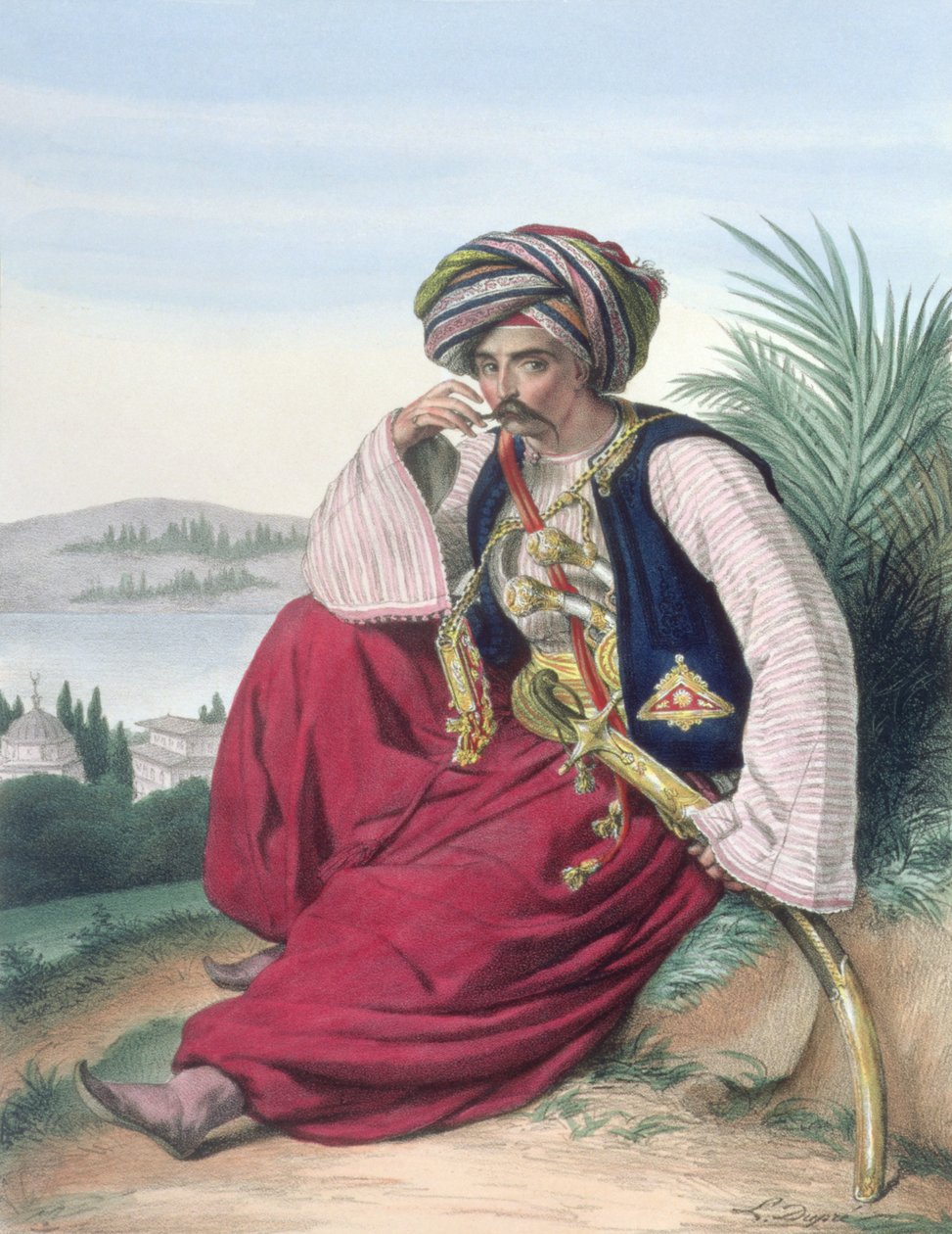 Thierry Brothers tarafından oyulmuş bir Memluk veya köle asker by Louis (after) Dupre