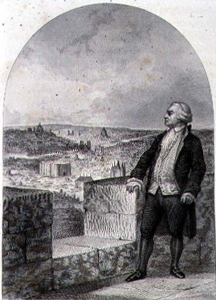 Honore Gabriel Riqueti, Mirabeau Kontu (1749-91), Paris surları üzerinde, Philibert Langlois tarafından oyulmuş (gravür) by Louis (after) Marckl