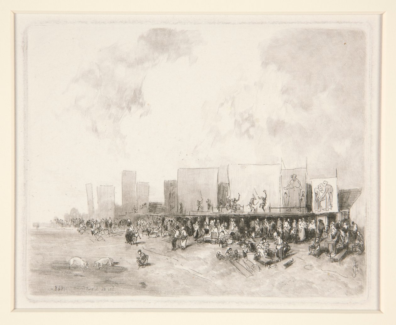 Köy Fuarı by Louis Adolphe Hervier