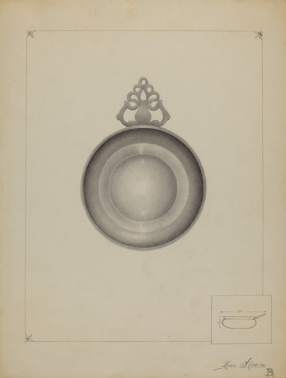 kalaylı porringer by Louis Annino