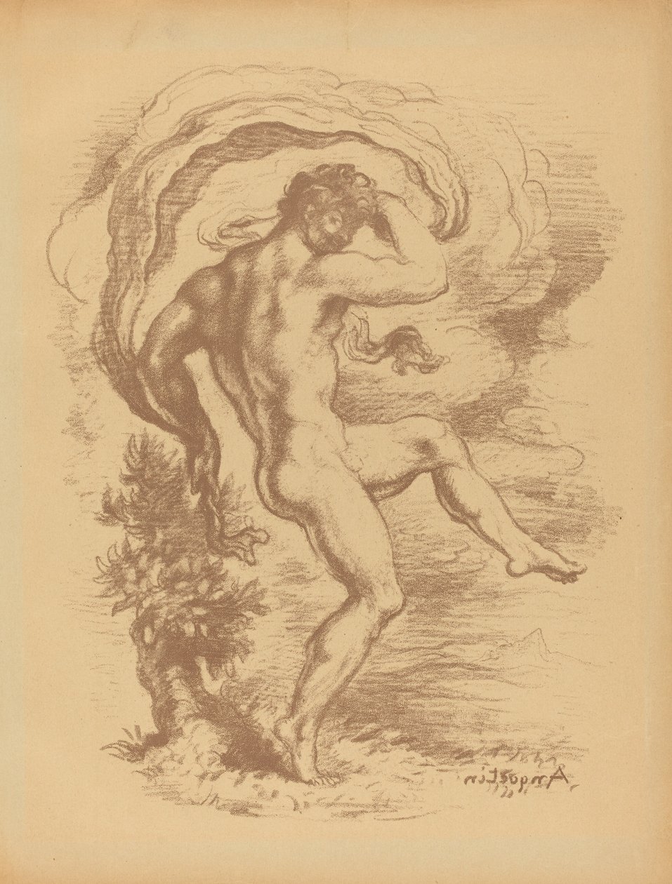 dans çıplak by Louis Anquetin
