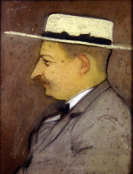 Doktor Henri Bourges, 1890 dolayları (pastel) by Louis Anquetin