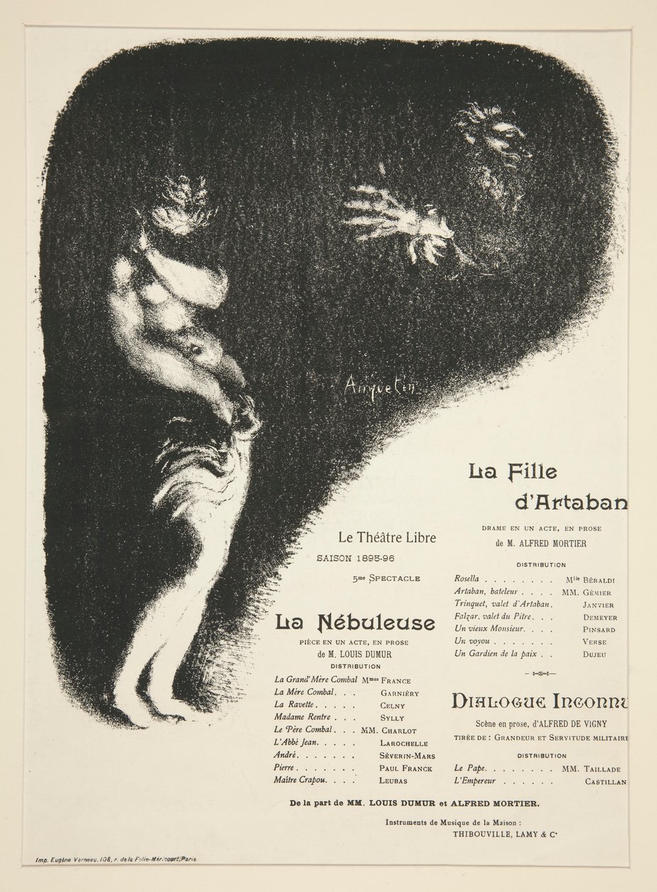 Le Th ?? tre Libre Programı by Louis Anquetin
