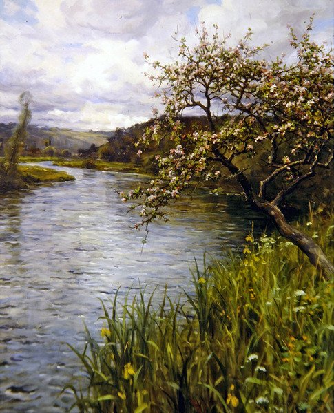 İlkbahar (tuval üzerine yağlı boya) by Louis Aston Knight