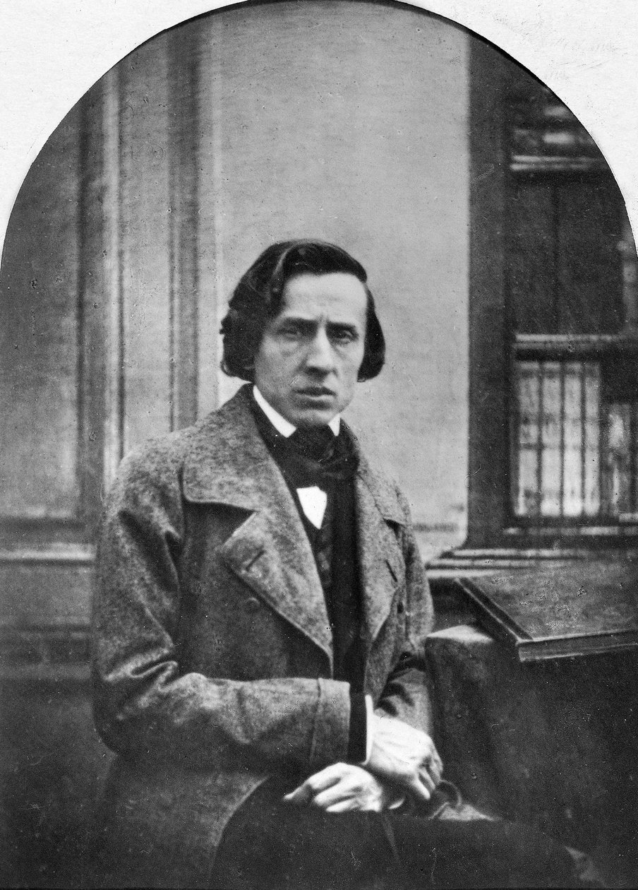 Polonyalı besteci ve piyanist Frederic Chopin by Louis Auguste Bisson