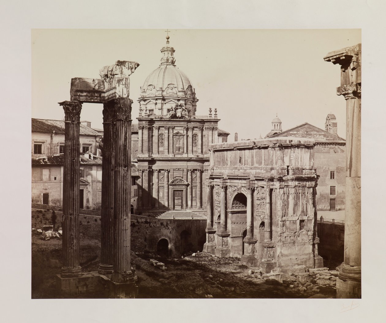Roma Forumu by Louis Auguste Bisson