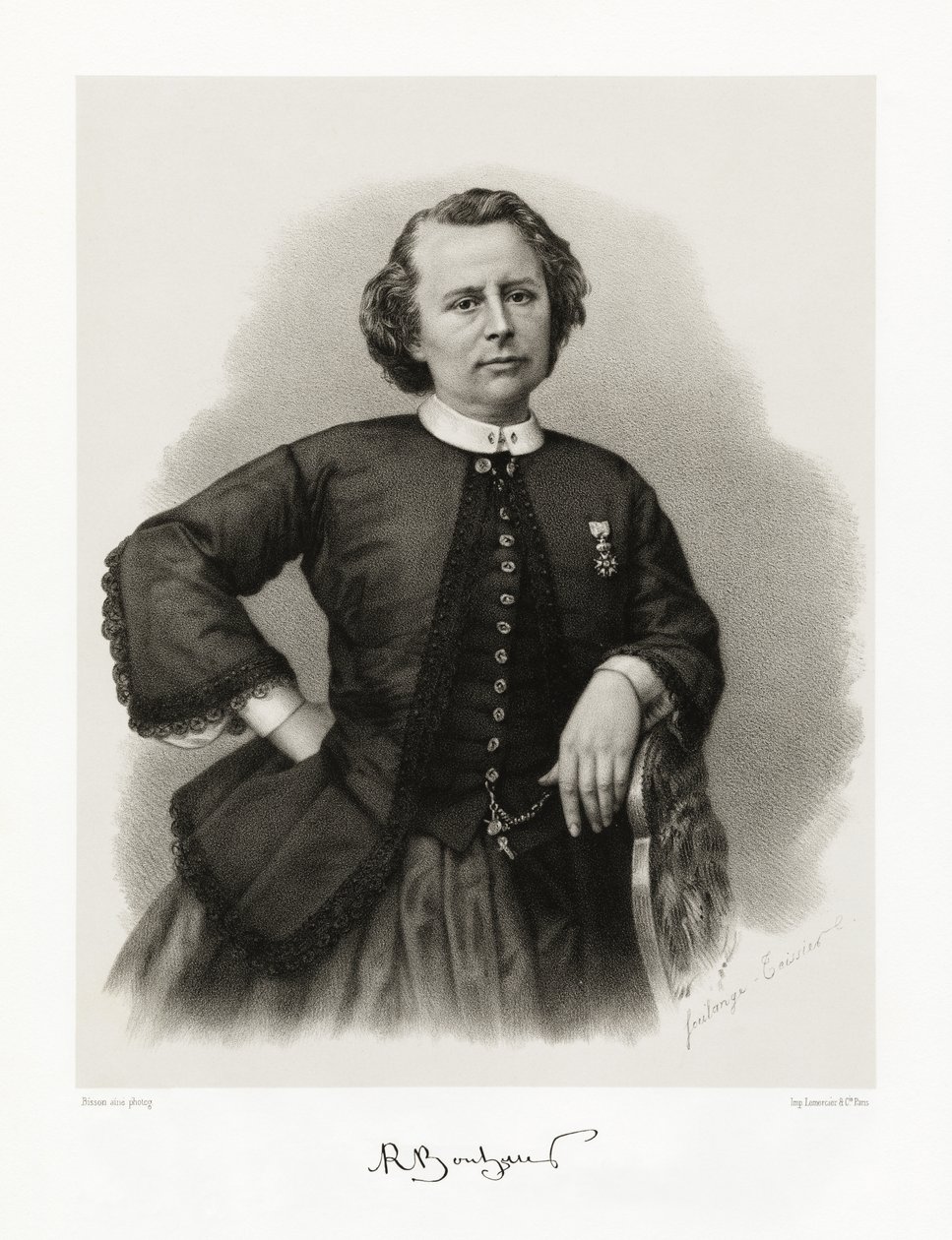 Rosalie Bonheur, 1865-66 by Louis Auguste Bisson