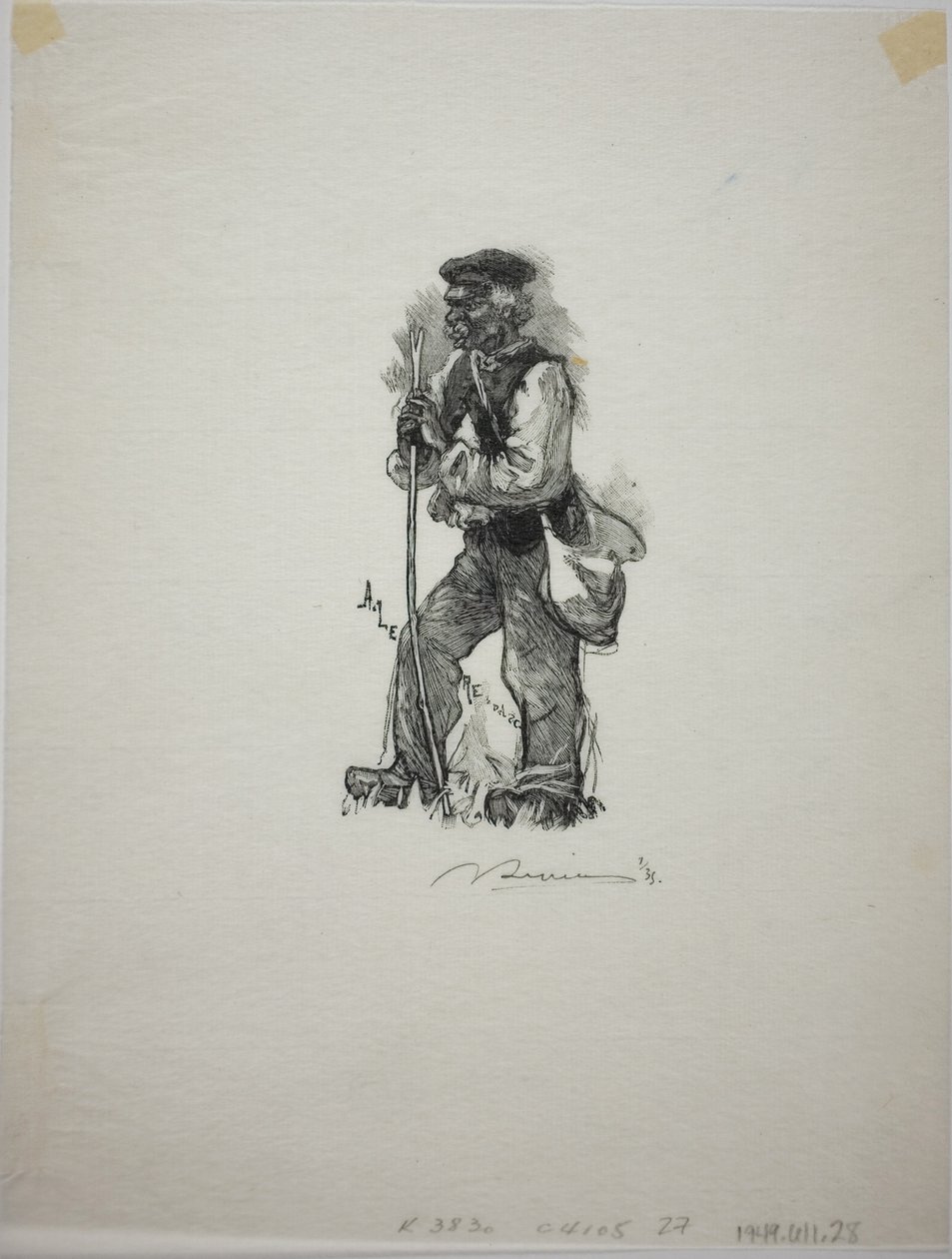 Yılan Avcısı by Louis Auguste Lepère