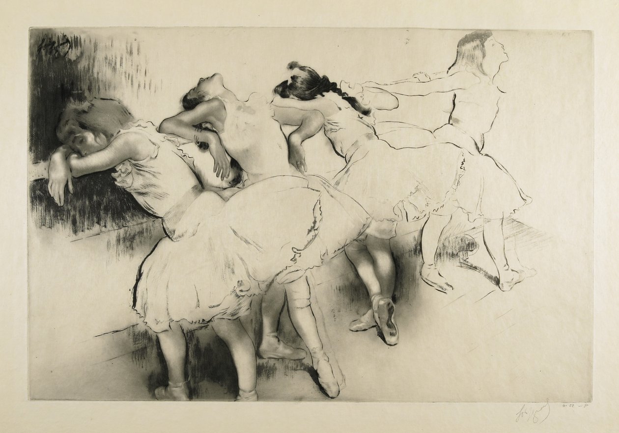 Barda Dört Dansçı by Louis Auguste Mathieu Legrand
