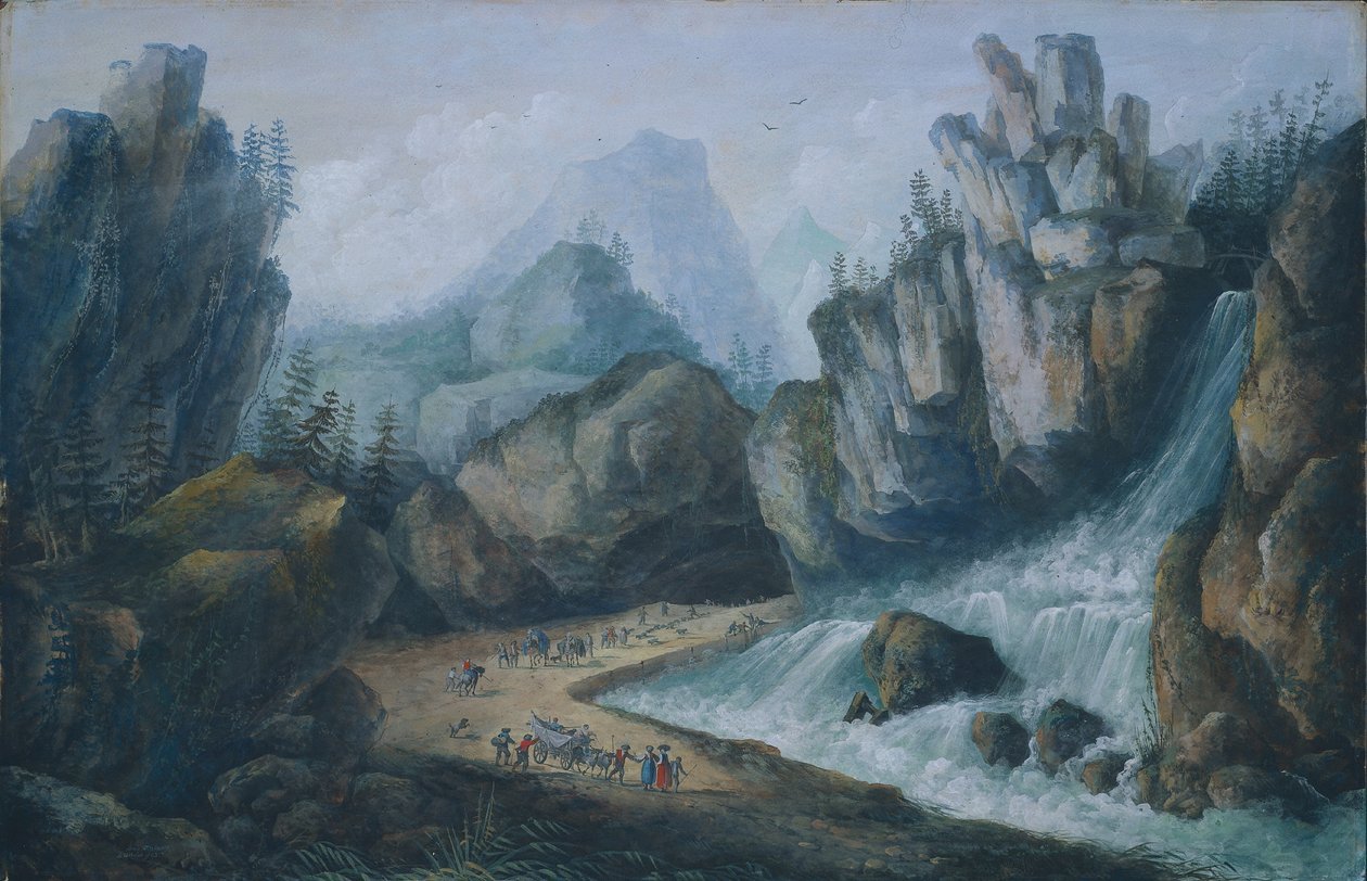Alplerde Torrent ve Şelale by Louis Bélanger