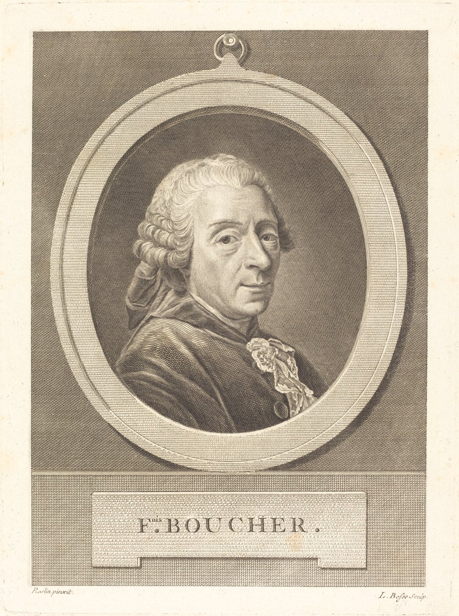 François Boucher by Louis Bosse