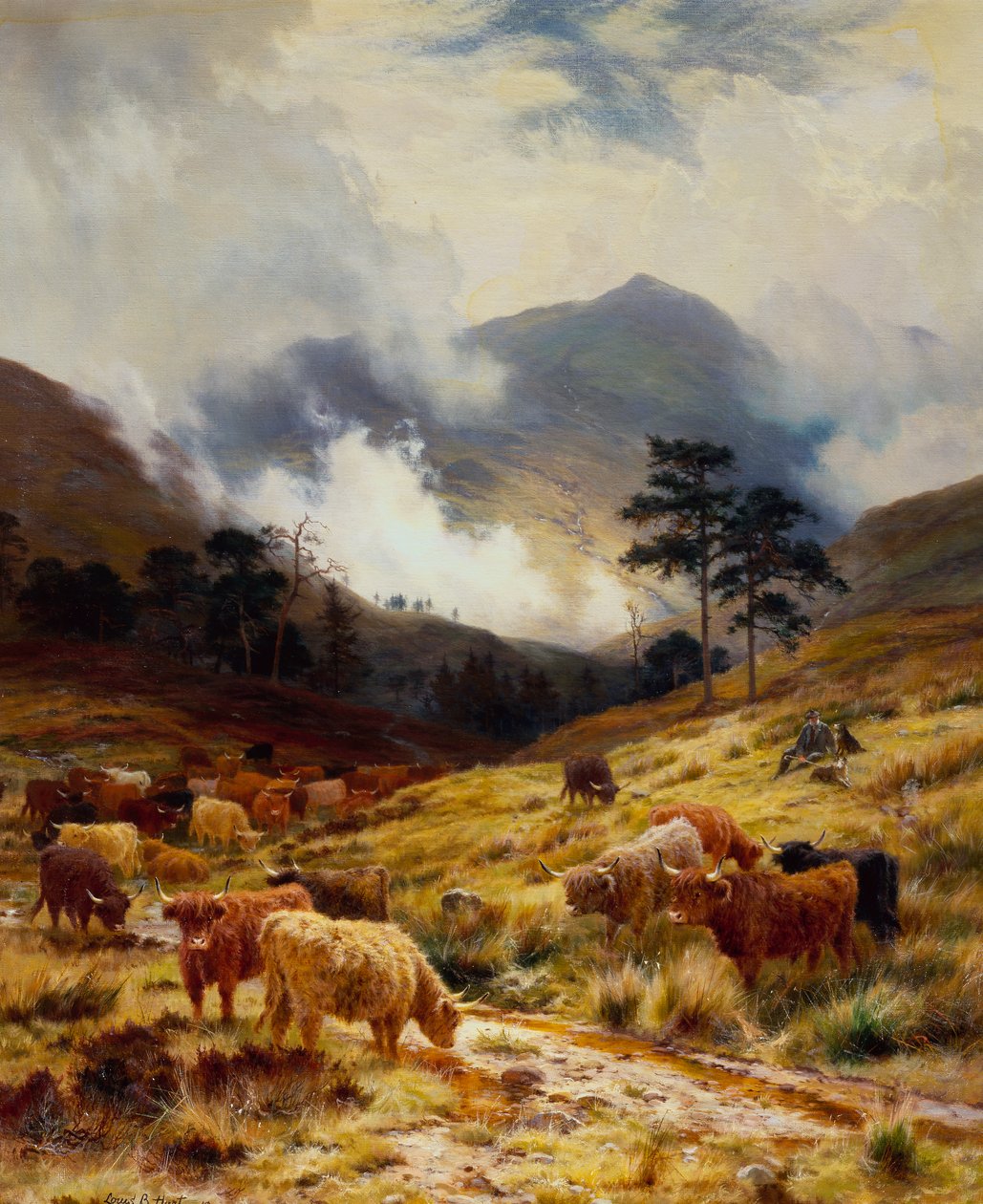 Bu arada bir Dinlenme by Louis Bosworth Hurt