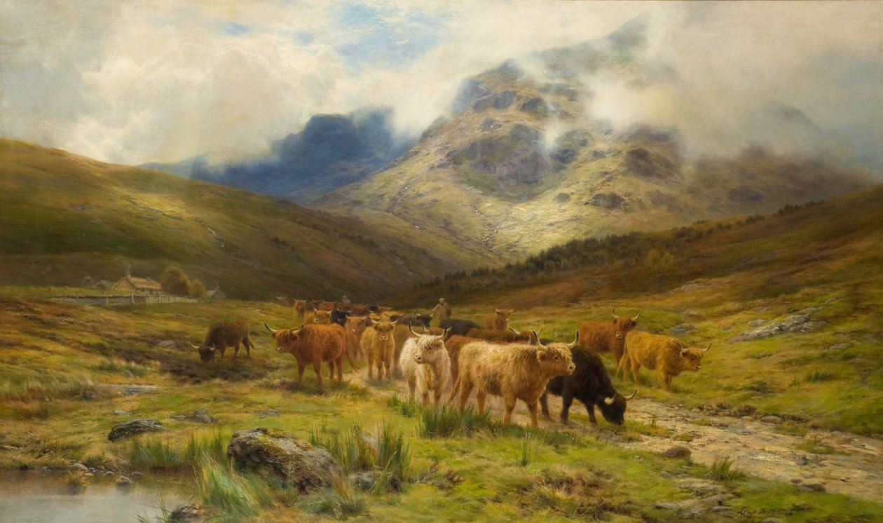 Tepeleri terk etmek by Louis Bosworth Hurt