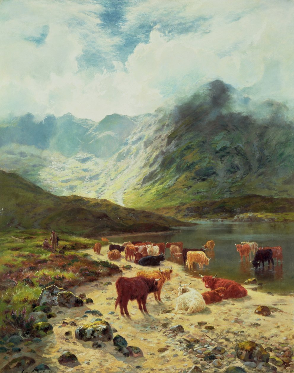 Rossshire Gölü, 1888 by Louis Bosworth Hurt