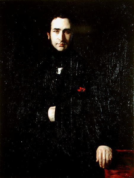 Antoine Jobert de Lamballe (1799-1867) 1837 (tuval üzerine yağlı boya) by Louis Boulanger