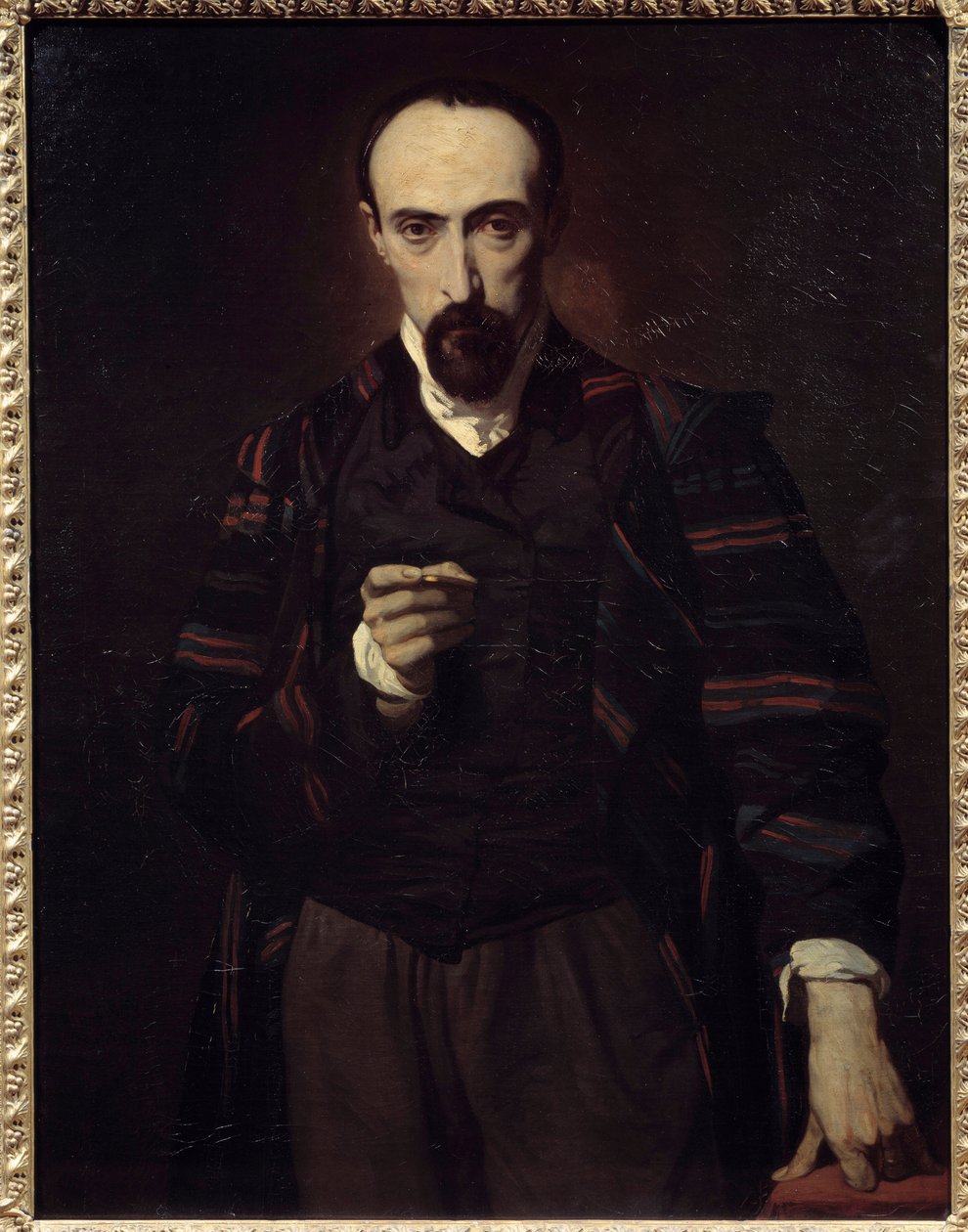 Achille Deveria (1800-1857) ressam ve oymacı portresi. Louis Boulanger