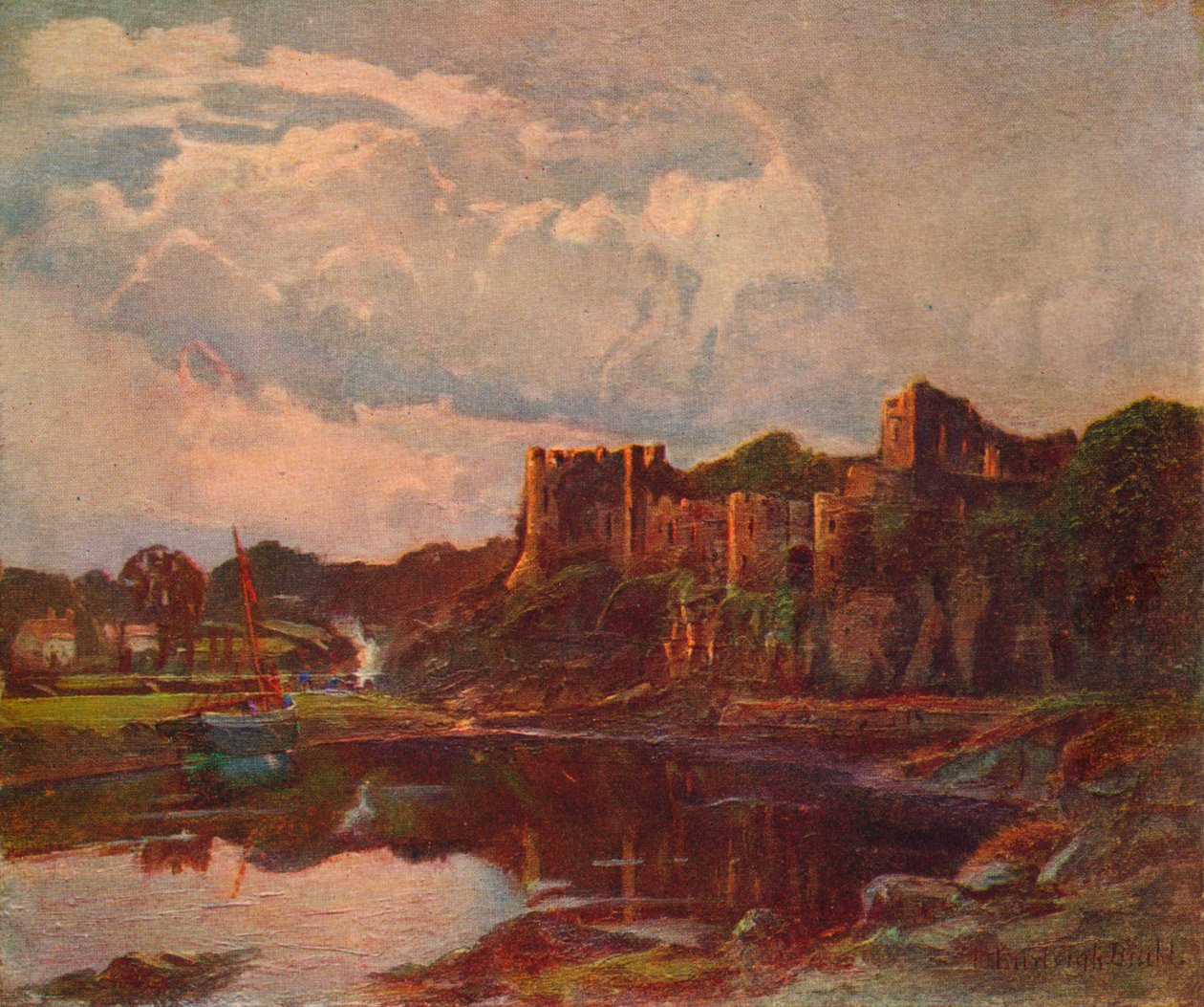 Chepstow Kalesi, c1862-1924, 1924 by Louis Burleigh Bruhl