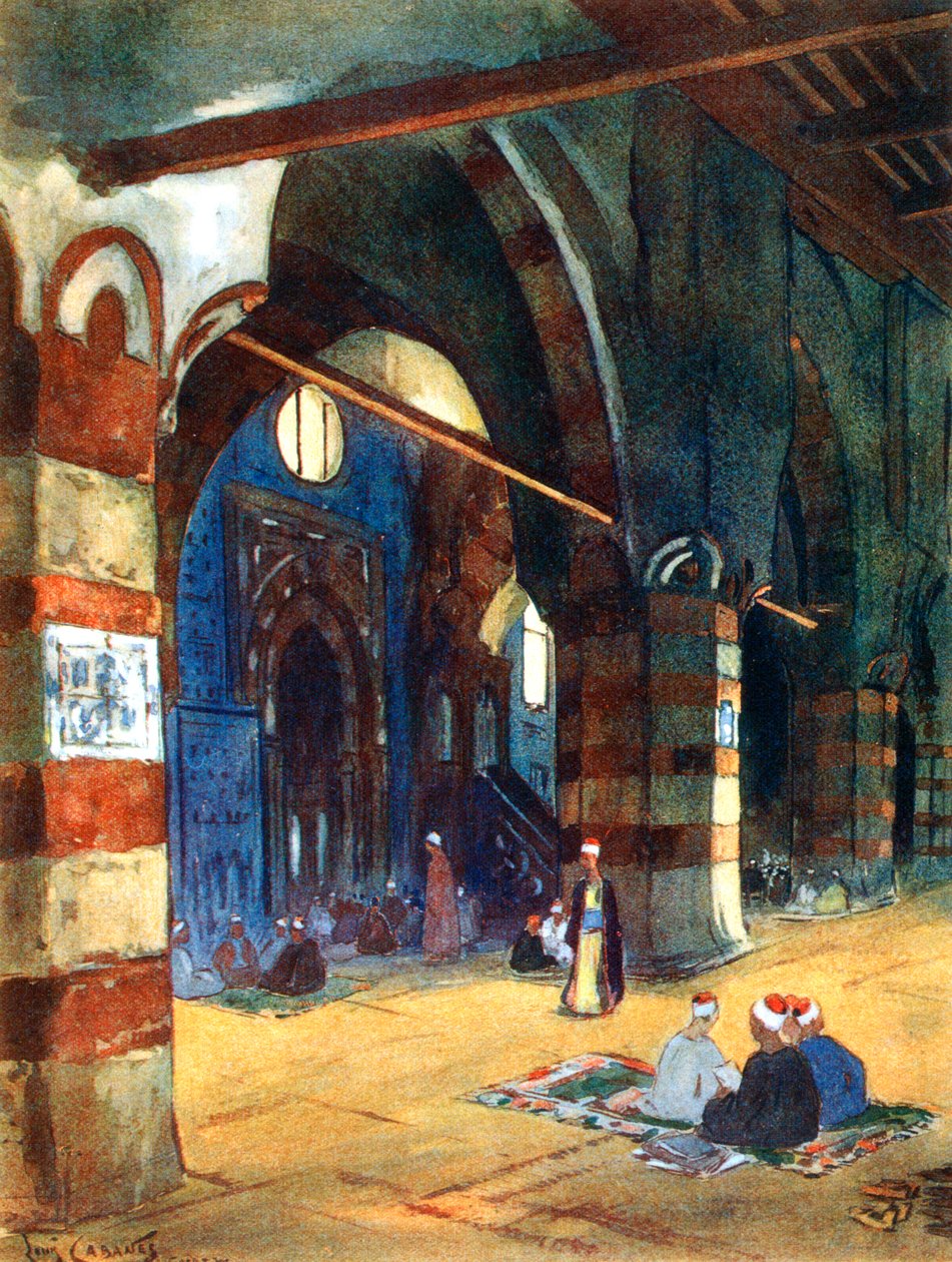 İbrahim Ağa Camii, Kahire, Mısır, 1928 by Louis Cabanes