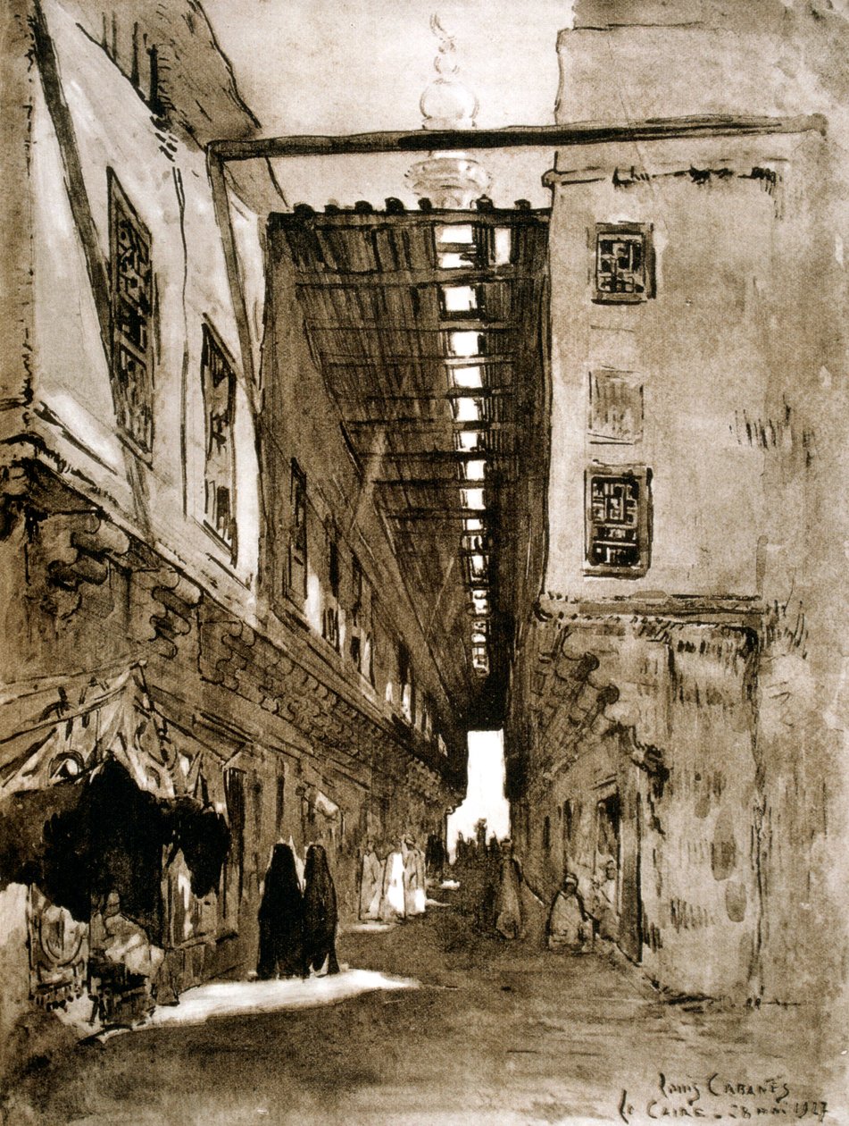Çarşılar, Kahire, 1928 by Louis Cabanes