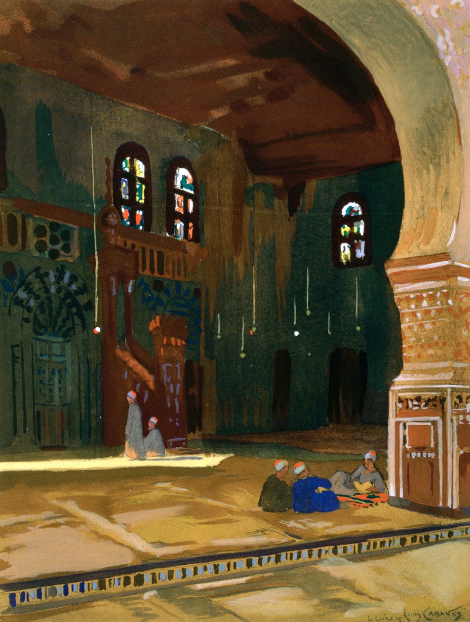 Sultan el-Ghuri Camii, Kahire, Mısır, 1928 by Louis Cabanes