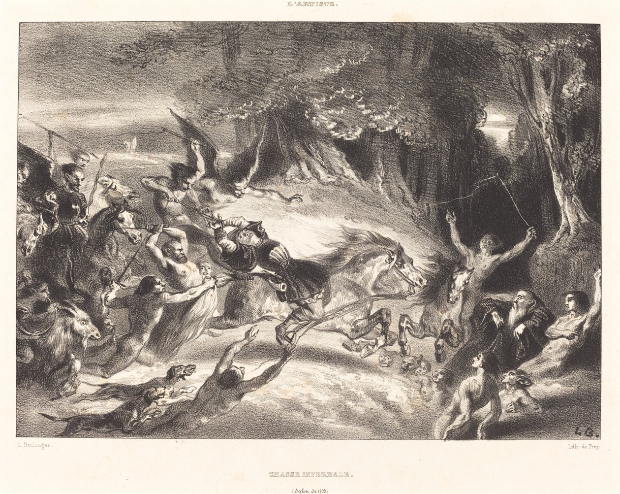 cehennem avı by Louis Candide Boulanger