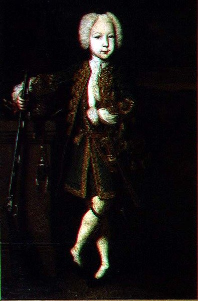 Silahlı Bir Çocuğun Portresi by Louis Caravaque