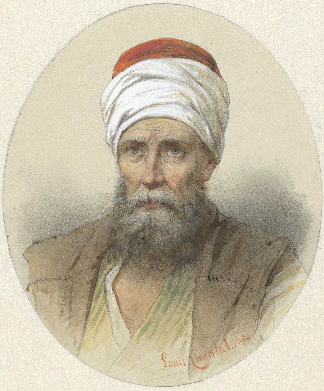 türbanlı adam by Louis Chantal