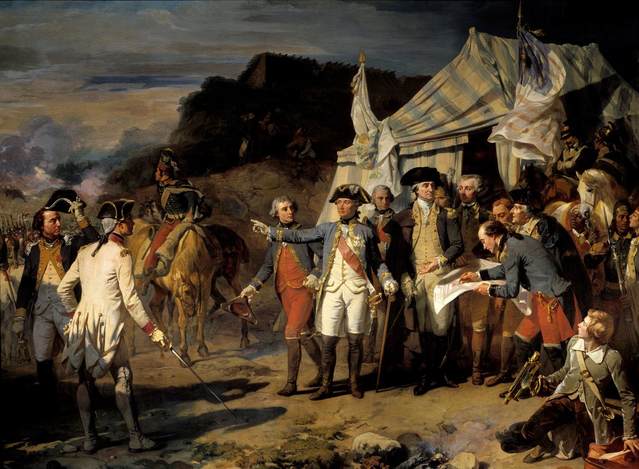 Yorktown Kuşatması by Louis Charles Auguste Couder