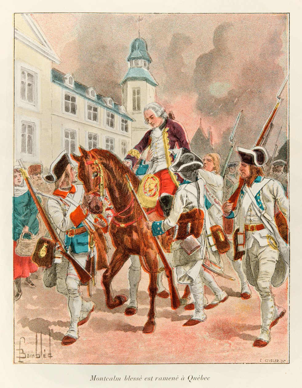 Henry Wager Halleck (gravür) by Louis Charles Bombled
