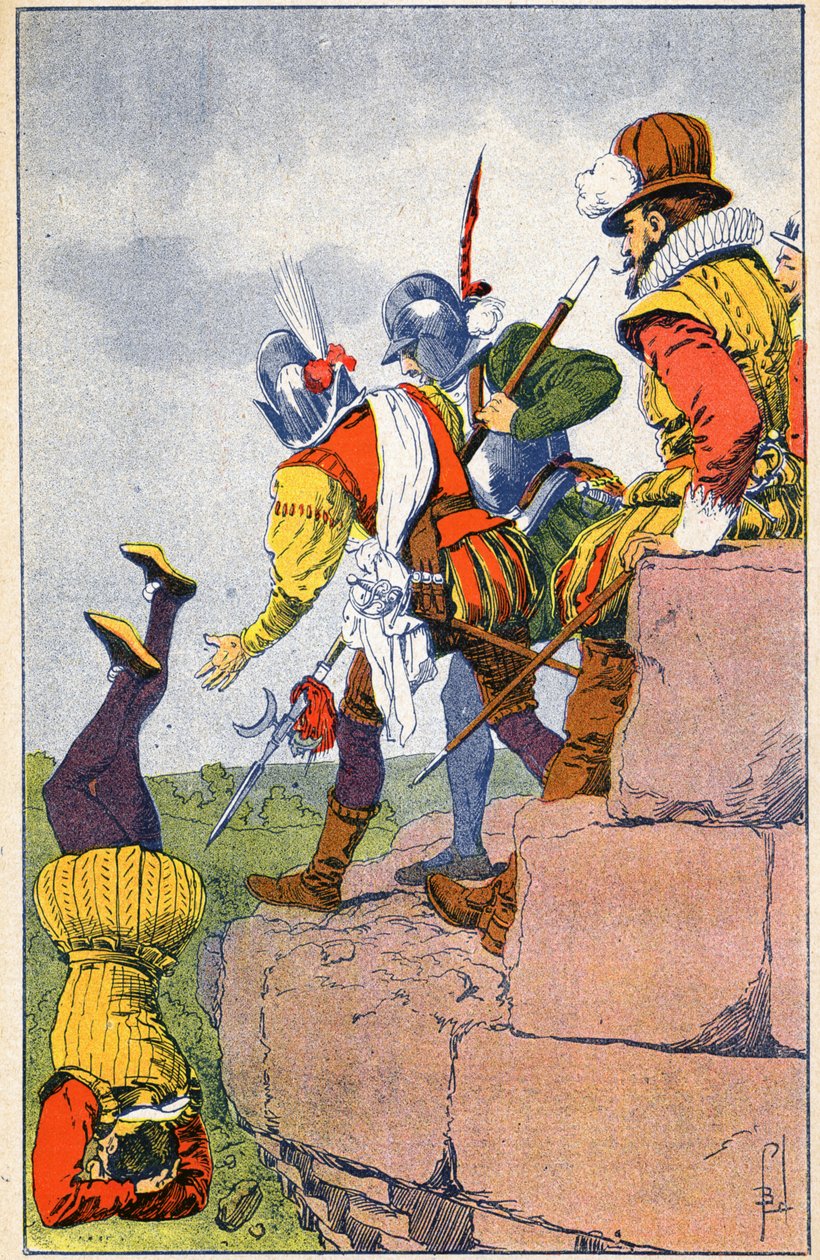 Baron des Adrets Protestan Armels Cruaut by Louis Charles Bombled