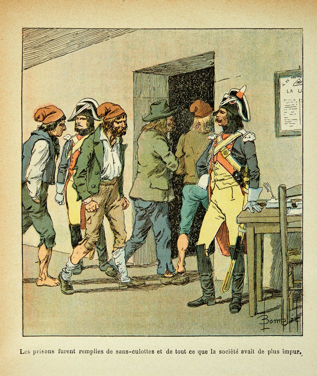 Kont Emmanuel de Las Cases (1766-1842): Portrait of Las Cases, Özel Koleksiyon by Louis Charles Bombled