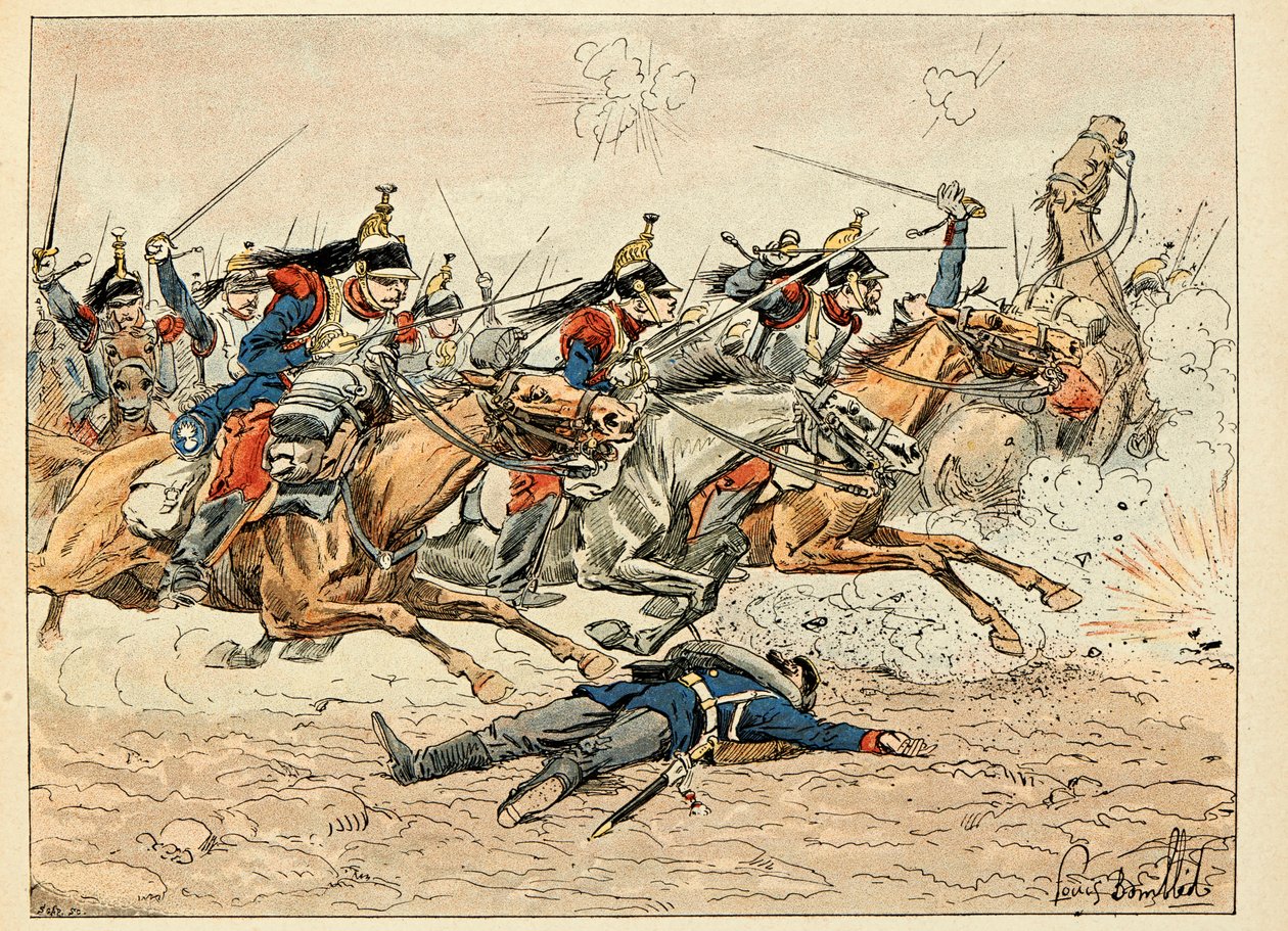 "Les heros du Siecle" kitabından alınan illüstrasyon, Dick de Lonlay