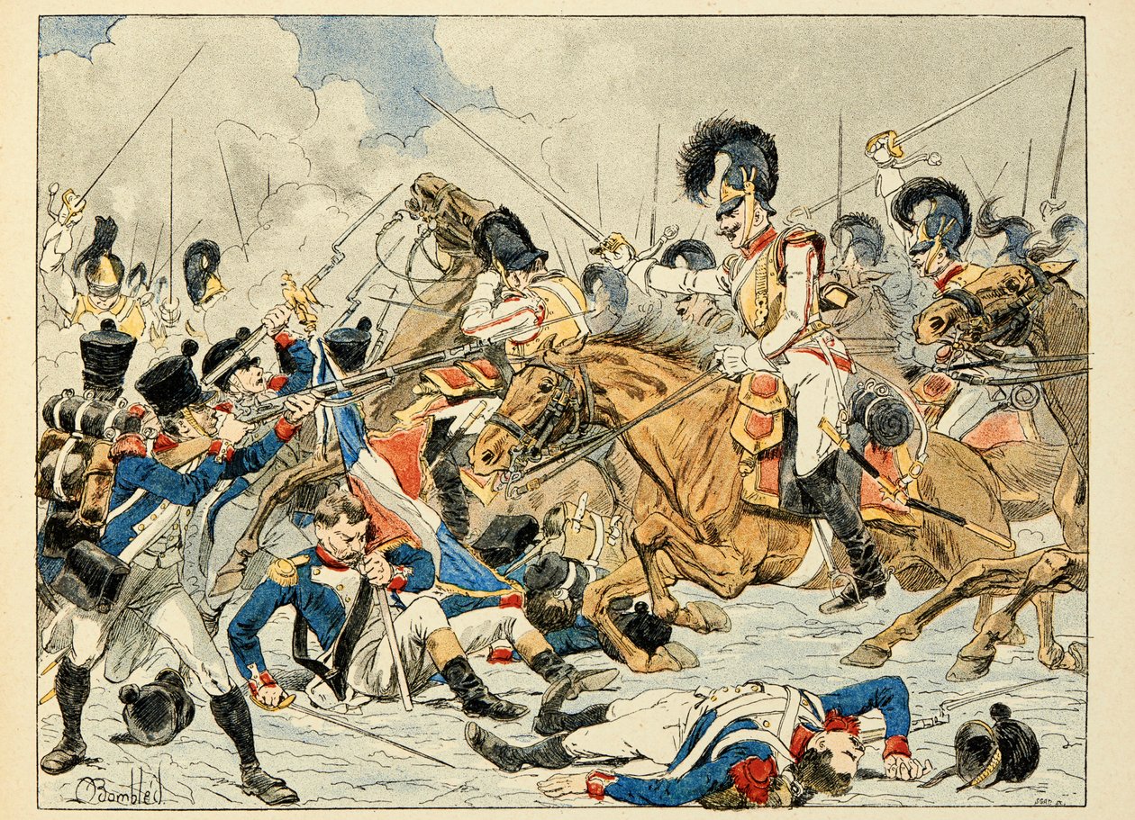 "Les heros du Siecle" kitabından alınan illüstrasyon, Dick de Lonlay