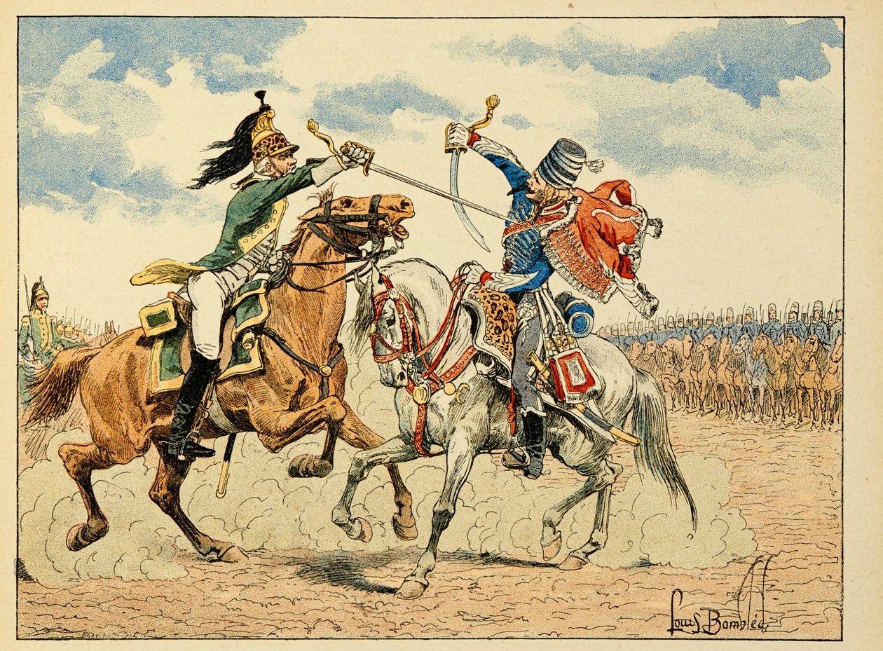 "The Heros of the Siecle" kitabından alınan illüstrasyon, Dick de Lonlay