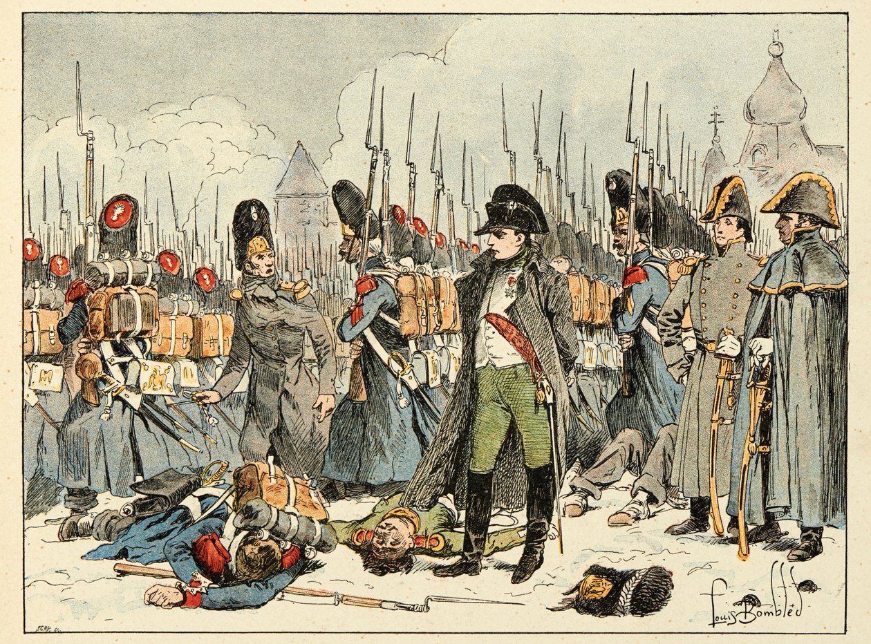 Illustration taken from the book “The heros of the century”, anecdotal recits by Dick de Lonlay and illustrated by Louis Bombled (1862-1927) by Louis Charles Bombled