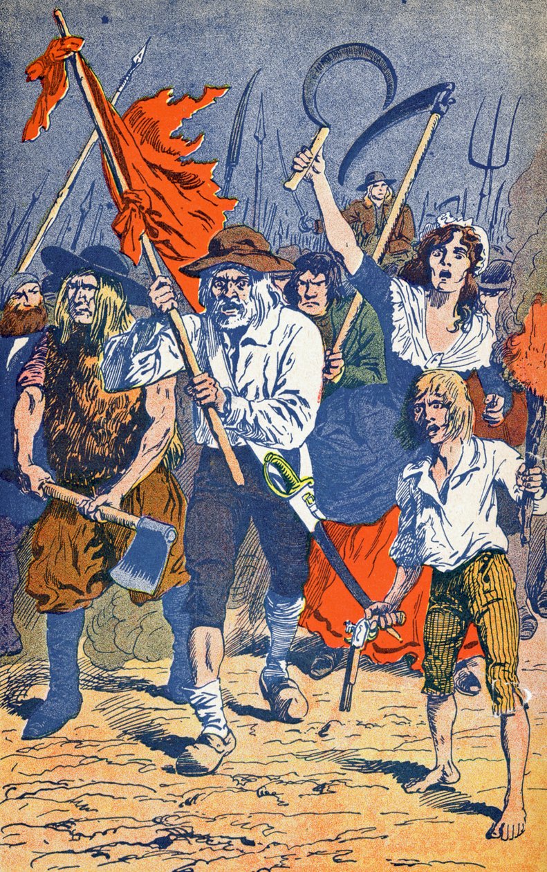 Fransız Devrimi öncesi köylü isyanı by Louis Charles Bombled