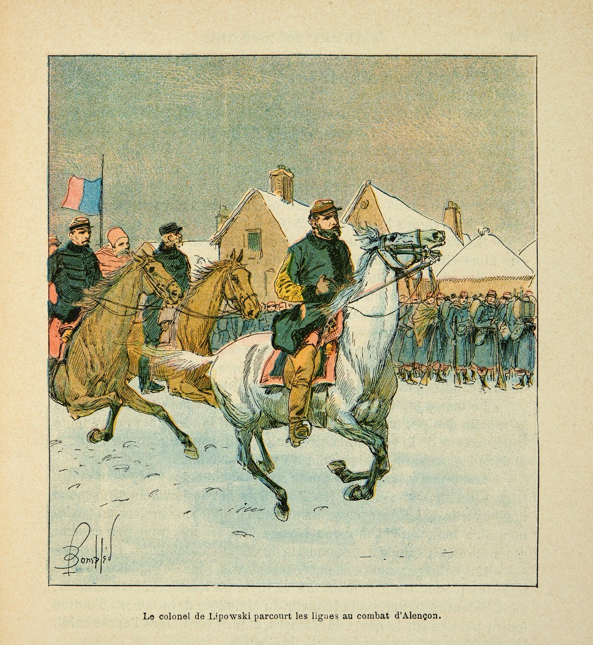 Eugene Çavuş tarafından Loire Armee, dit Grenest, Louis Bombled (1862-1927) (Fransız-Alman Savaşı; 1870-1871 kampanyası): Albay Lipowski, Ocak 1871