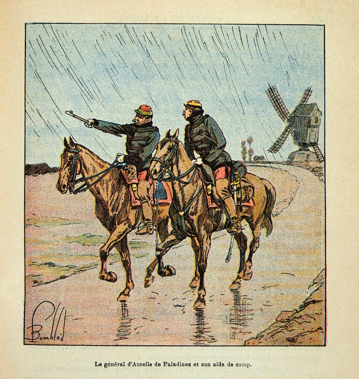 Louis Bombled (1862-1927) tarafından resmedilen Grenest olarak bilinen Eugene Çavuş tarafından Loire Armee (Fransız-Alman Savaşı; 1870-1871 seferi): General d
