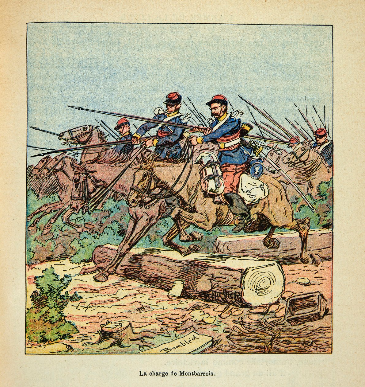 Loire Armee of the Loire tarafından Eugene Sergent, dit Grenest, çizimi Louis Bombled (1862-1927) (Fransız-Alman Savaşı; 1870-1871 seferi): 22 Kasım
