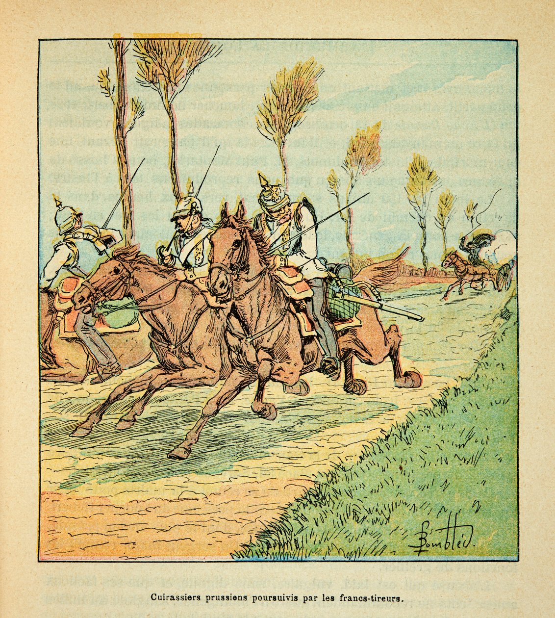 Louis Bombled (1862-1927) tarafından resmedilen, Grenest olarak bilinen Eugene Sergent tarafından Loire Armee (Fransız-Alman Savaşı; 1870 -1871 seferi): Ekim 1870