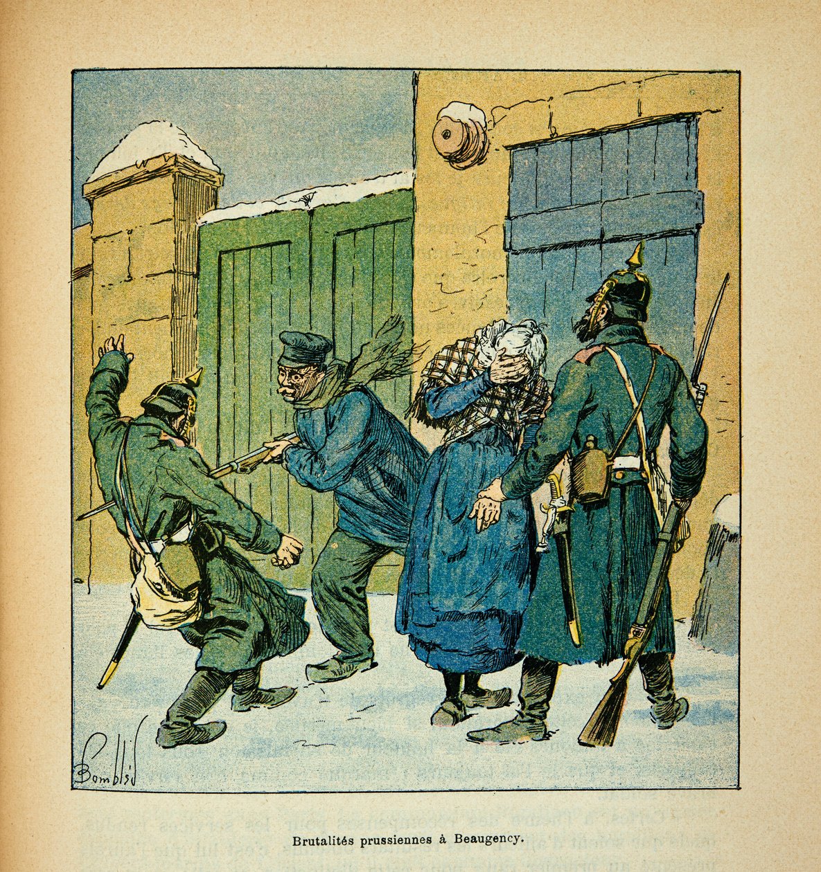 Louis Bombled (1862-1927) (Fransız-Alman Savaşı; 1870-1871 seferi) tarafından resmedilen Grenest olarak bilinen Eugene Sergent