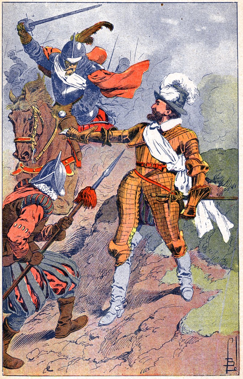 Arques Savaşı 1589 by Louis Charles Bombled