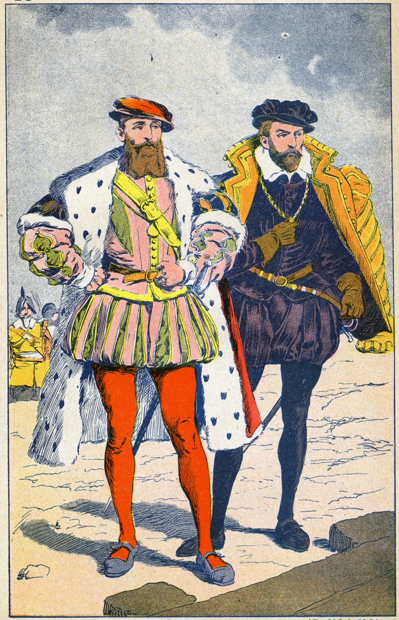 Guise Dükü ve Coligny Amirali by Louis Charles Bombled