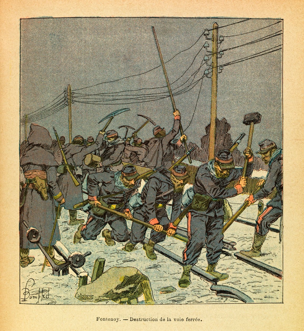 Louis Bombled (1862-1927) tarafından resmedilen Grenest olarak bilinen Eugene Çavuş