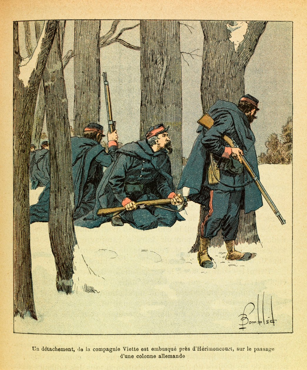 Louis Bombled (1862-1927) tarafından resmedilen Grenest olarak bilinen Eugene Çavuş