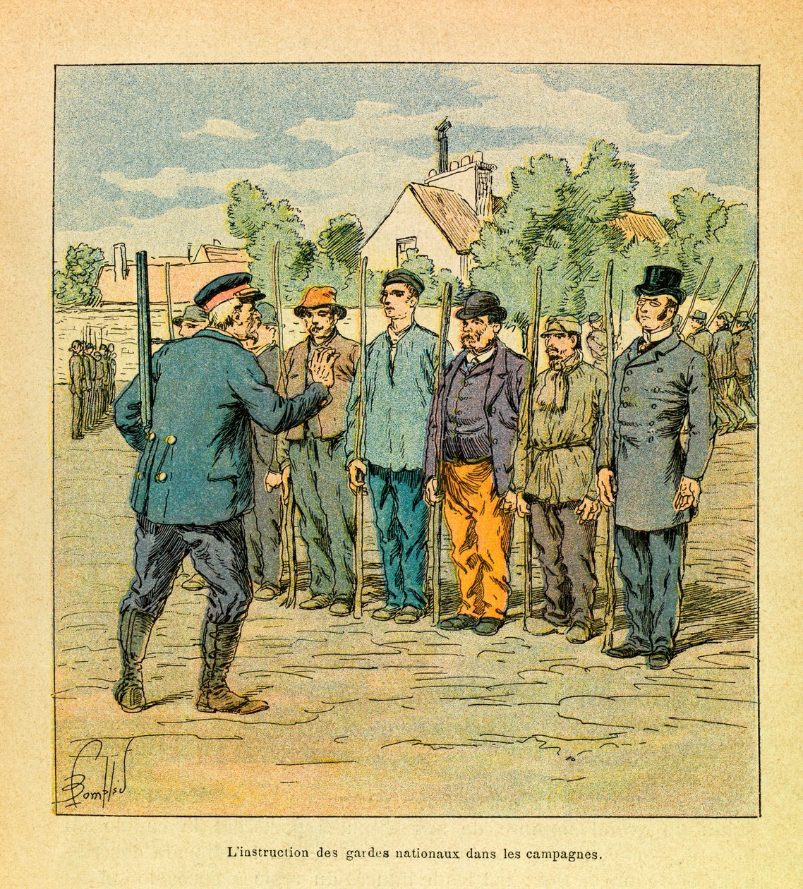 Louis Bombled (1862-1927) tarafından resmedilen Grenest olarak bilinen Eugene Çavuş