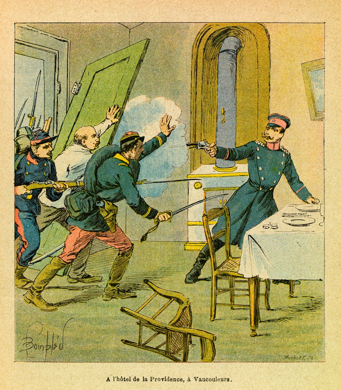 Louis Bombled (1862-1927) tarafından resmedilen Grenest olarak bilinen Eugene Çavuş