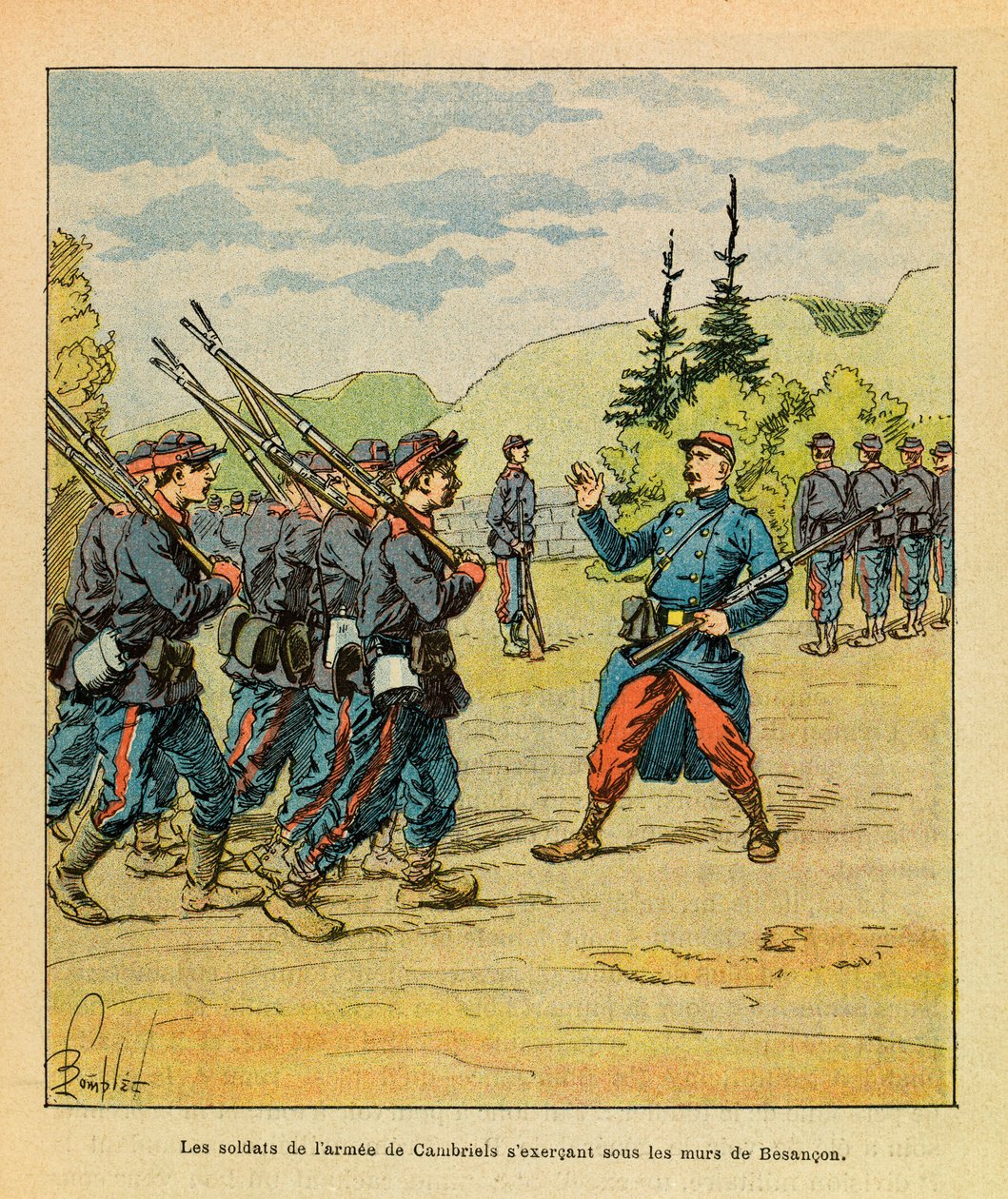 Louis Bombled (1862-1927) tarafından resmedilen Grenest olarak bilinen Eugene Çavuş