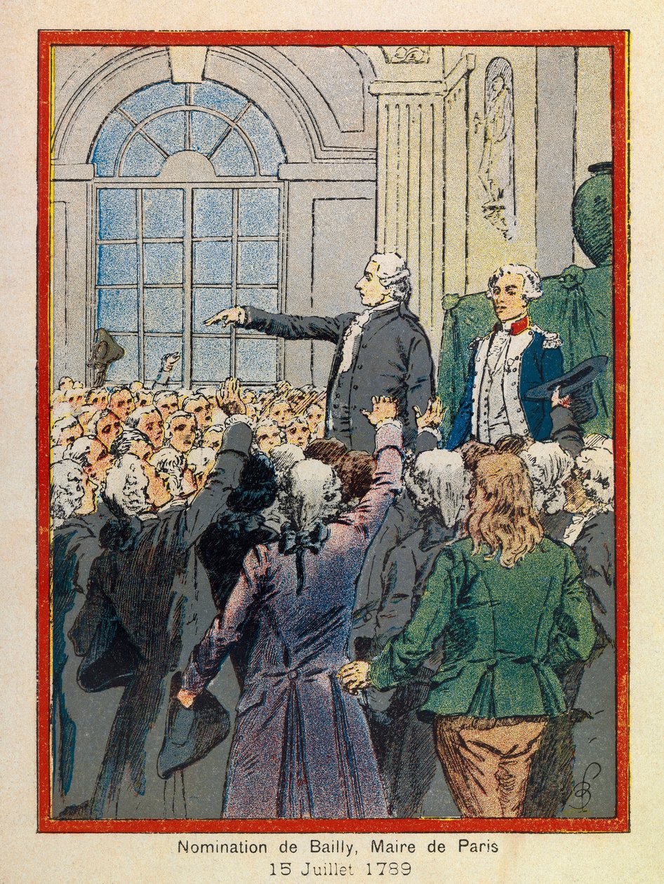 Louis Bombled (1862-1927) tarafından resmedilen A. Mercier tarafından Hotel de Ville de Paris