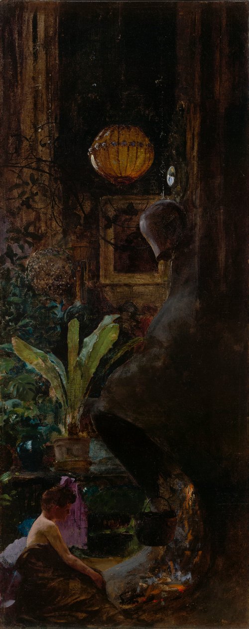 72. Cadde Stüdyosunun Bir Köşesi by Louis Comfort Tiffany